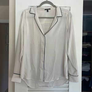 Express White long sleeve blouse